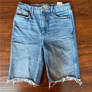 Good American Denim Bermuda Jort size 4
